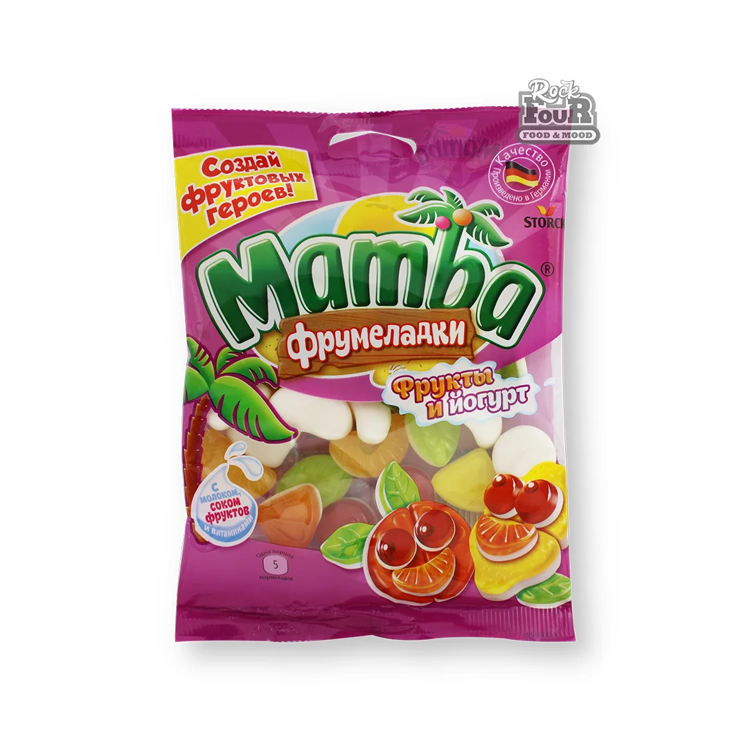 Chewable marmalade "Mamba Fruits and yoghurts" 72g